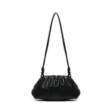 Borsa a tracolla in pelle<BR/> JC4286PP0MKK0 000 LOVE MOSCHINO 
