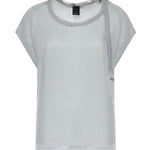 Blusa Bertha in viscosa 106267 A32UE87 PINKO 
