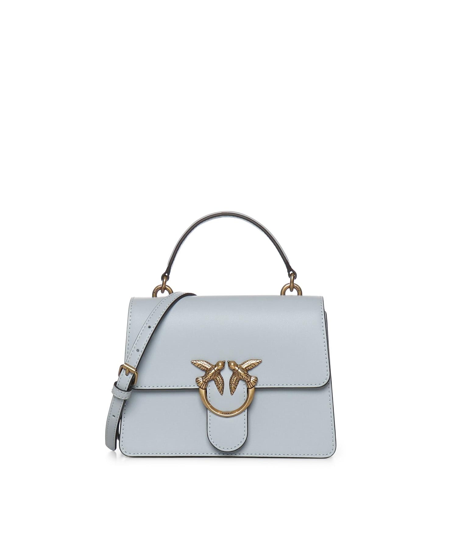 Borsa mini a mano Love Bag Top Handle in pelle 100071 A0F1E37Q PINKO 