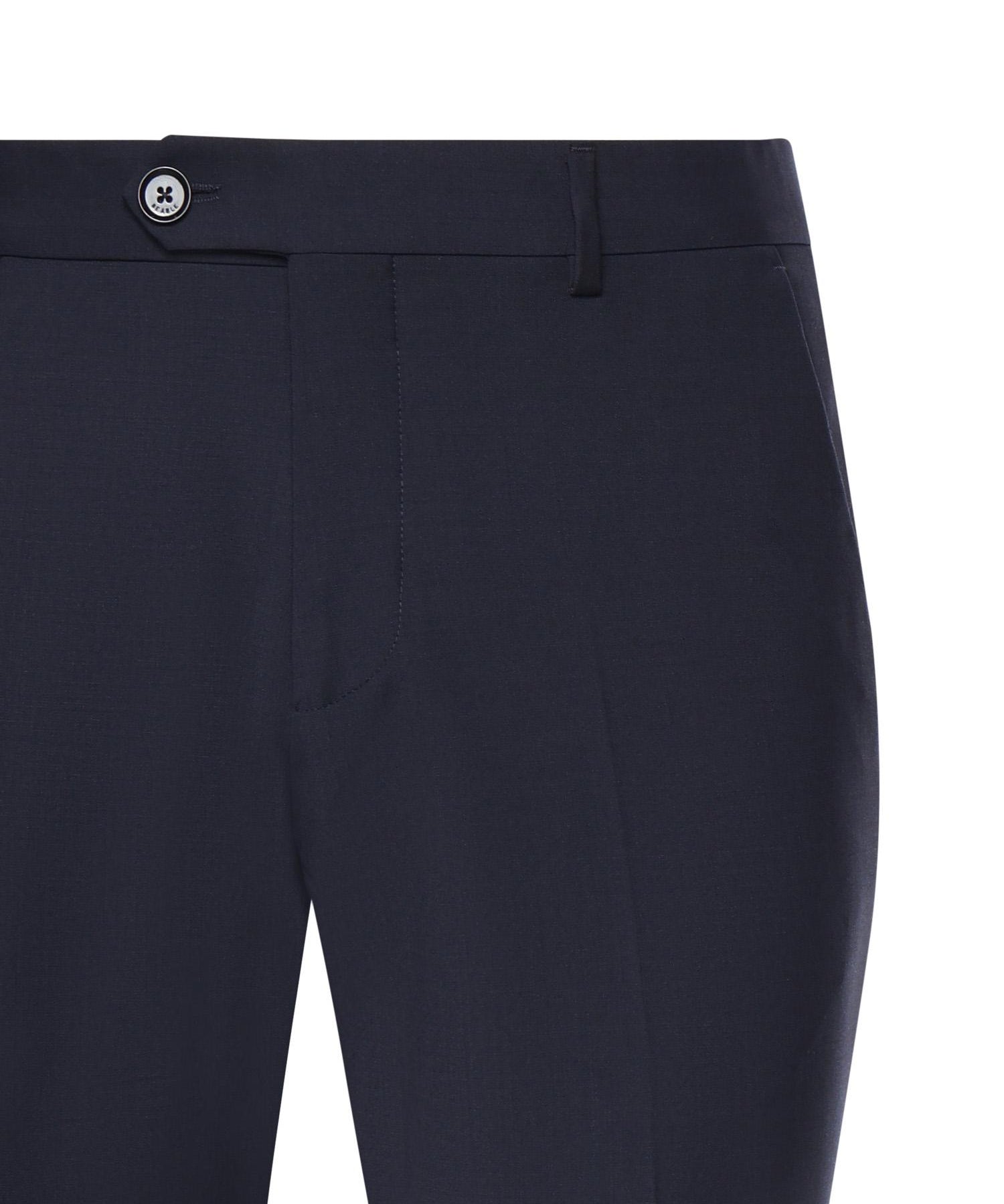 Pantalone Alexander in misto lana ALEXANDER SHORTER TBCMBLU SCURO BE ABLE 