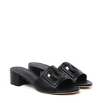 Slide in pelle di vitello e logo DG CR1755 AY32980999 DOLCE & GABBANA 