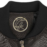 Bomber GoodFellas in pelle MIAMI VICE PITONENERO GIULIANO GALIANO 