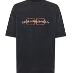 T-Shirt BB Icon Stencil 764235 TTVD61041 BALENCIAGA 
