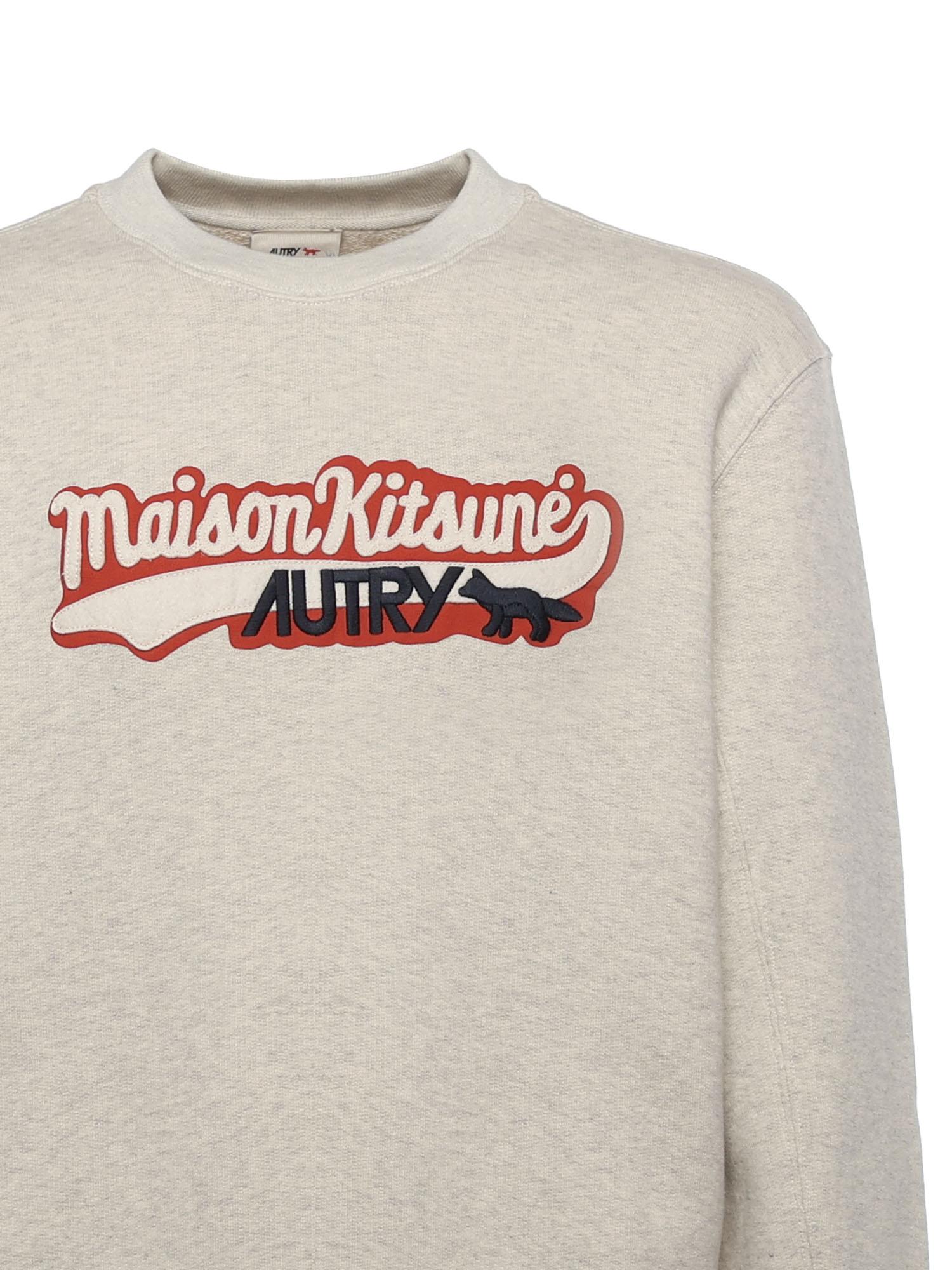 Felpa Maison Kitsuné x Autry<BR/> SWPX MK1M AUTRY 