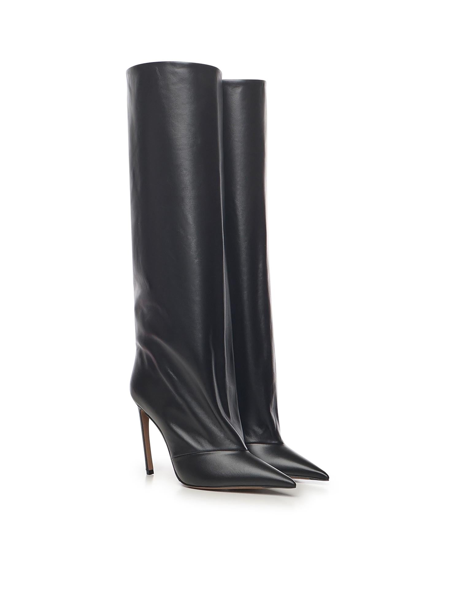 Stivale Devotion in pelle CU1223 AO83180999 DOLCE & GABBANA 