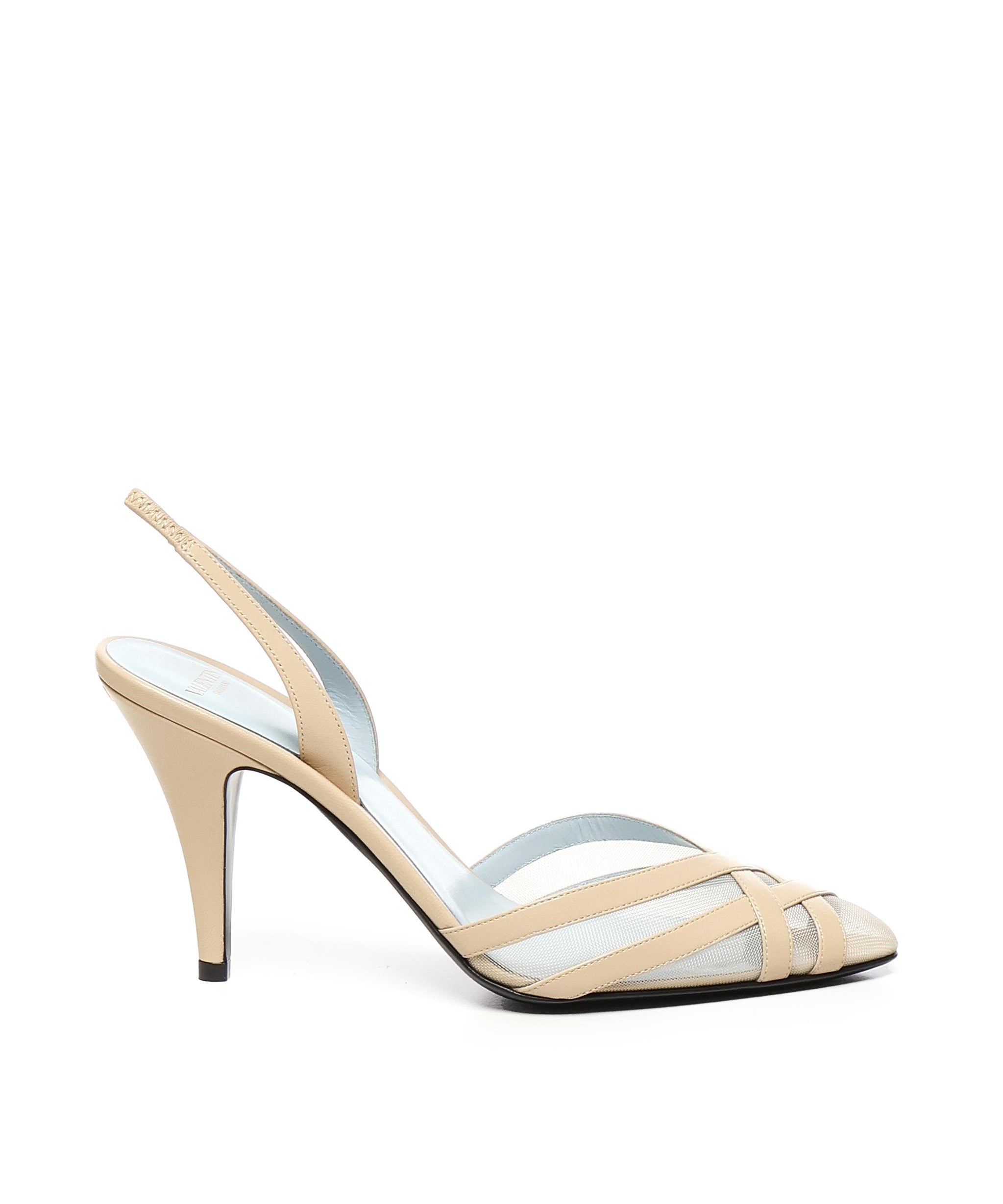 Slingback ImpuDance in capretto e rete 6W0S0LT6 PDYLZ8 VALENTINO GARAVANI 