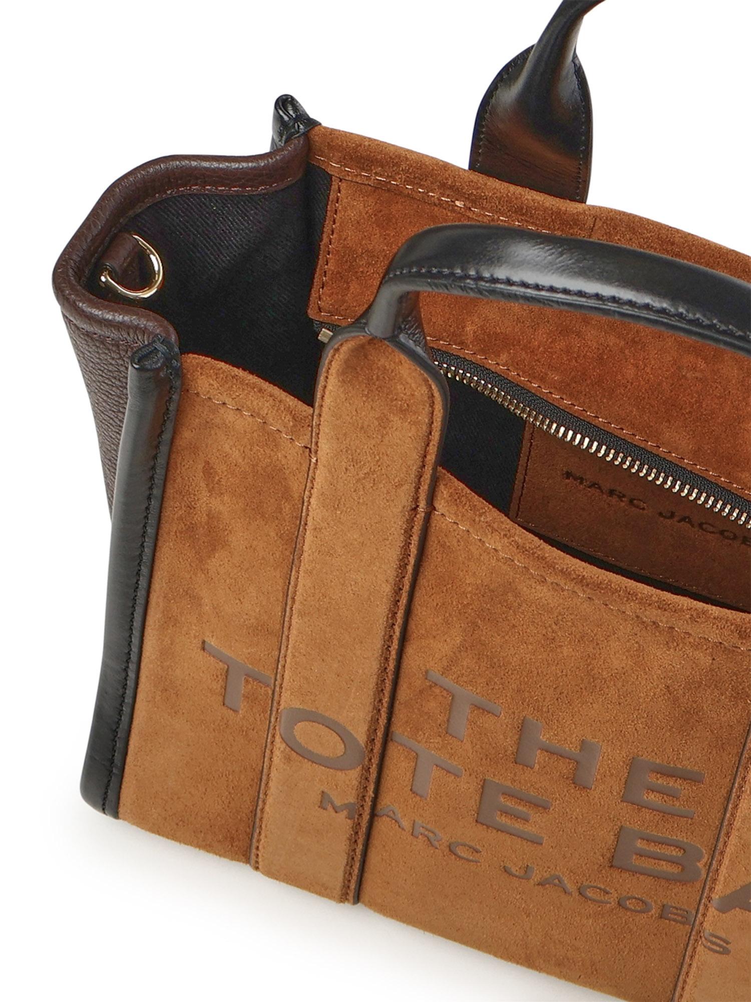 Borsa The small tote in pelle scamosciata 2F5HTT030H01 860 MARC JACOBS 