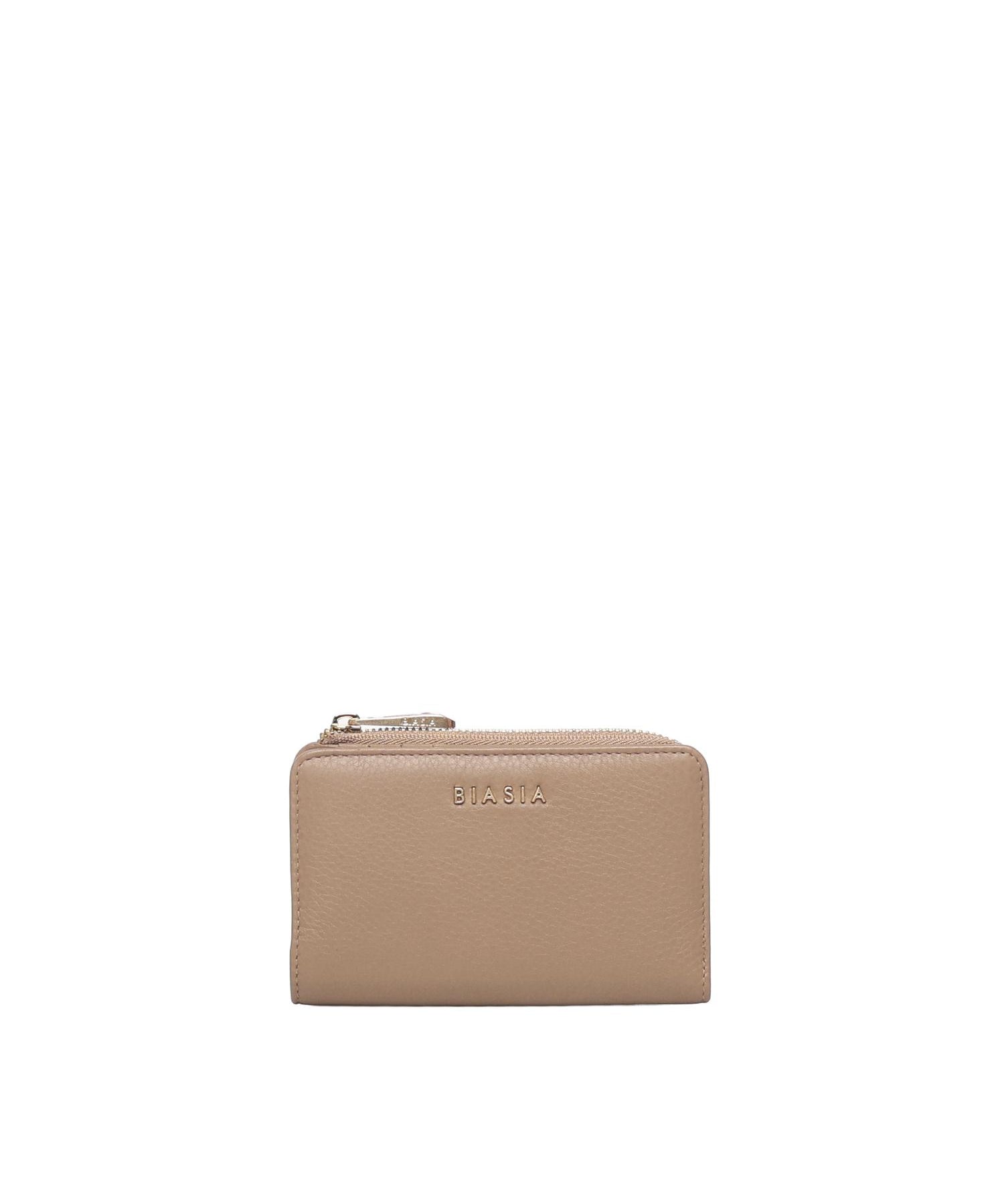 Portafoglio con logo in pelle BIPP9FF251 TAUPE BIASIA 