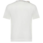 T-shirt in cotone con laccetti 8127210 B7078 BURBERRY 