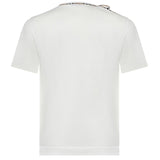 T-shirt in cotone con laccetti 8127210 B7078 BURBERRY 