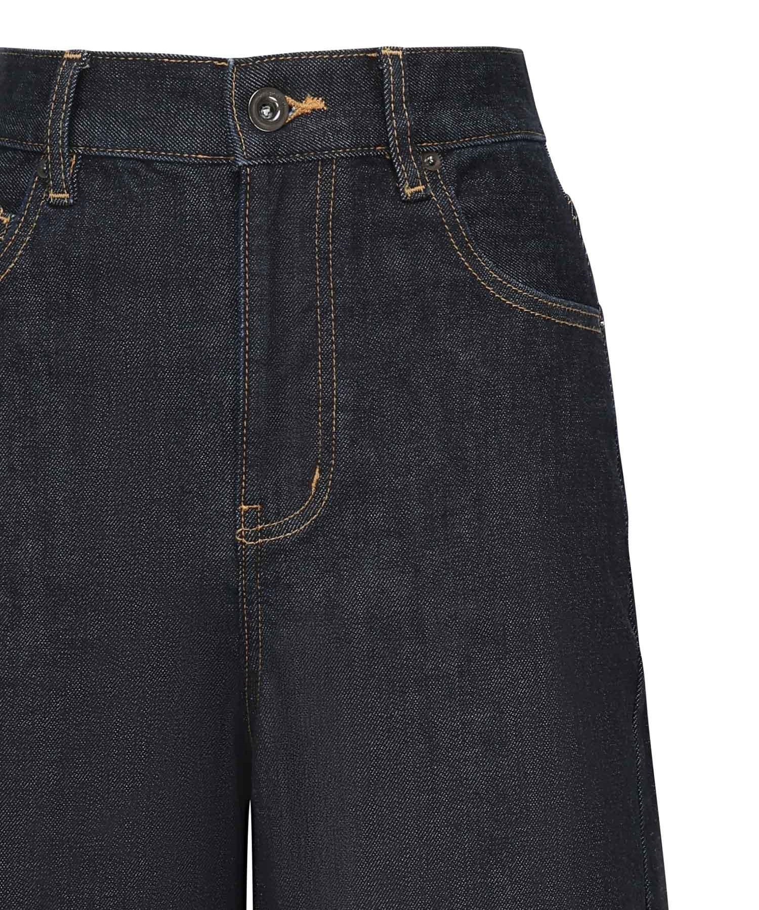 Jeans barrel in denim PF25827P BL SELF-PORTRAIT 