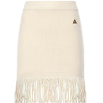Minigonna in maglia con frange GOKD11015  INSPIRED BY AKEP 