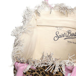 Borsa Vanity in canvas con stampa animalier VANI001 02591L MC2 SAINT BARTH 