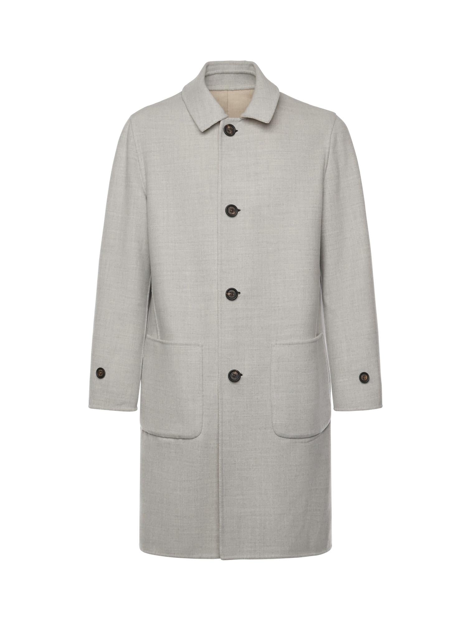 Cappotto reversibile in lana L75CAPG01TES0H229 02N-13 ELEVENTY 