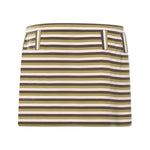 Minigonna a righe con logo<BR/> MG2520 1731F04DA MIU MIU 