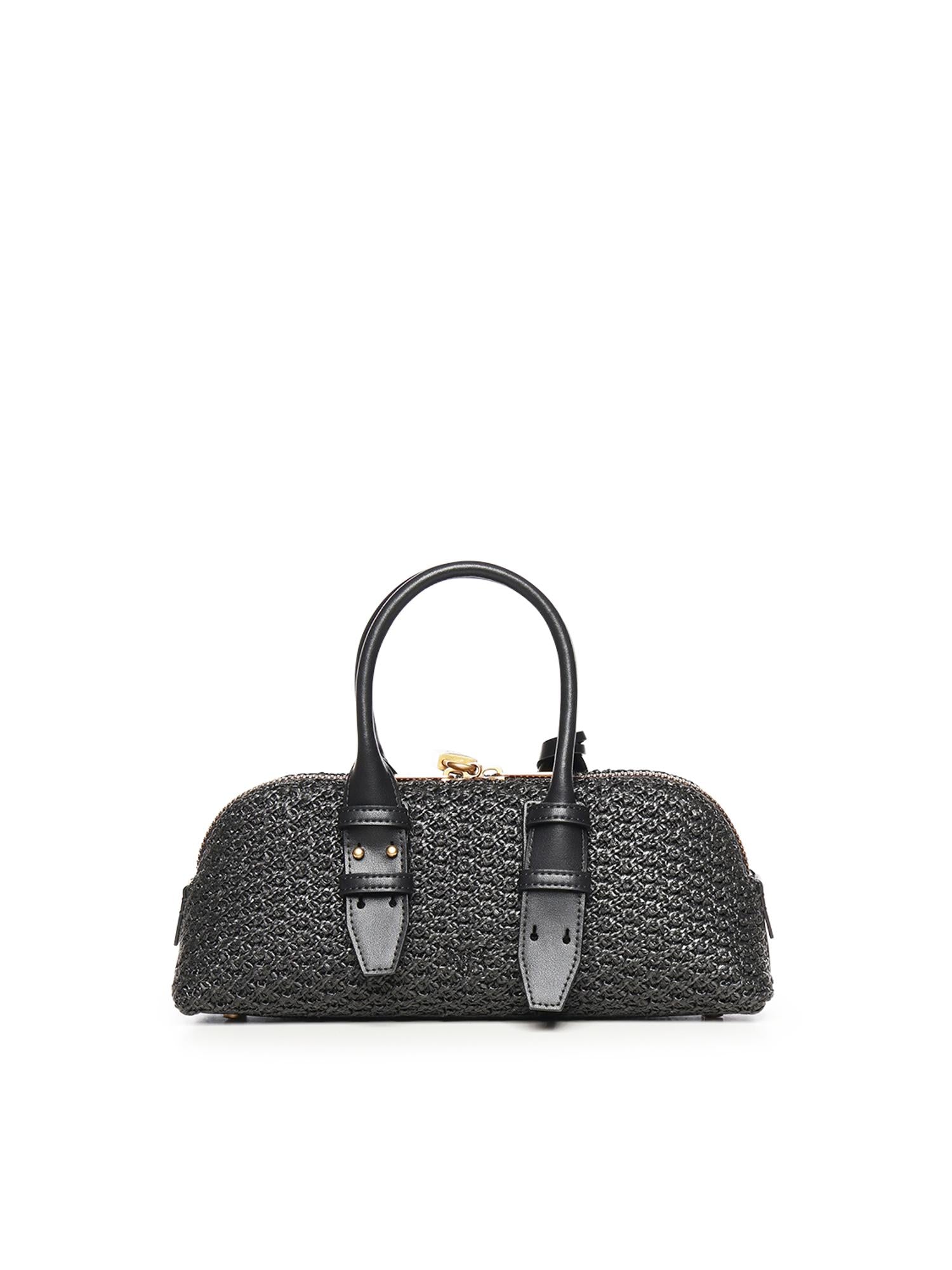 Borsa a mano Escape Bag Horizontal in rafia 105334 A1RLZ99Q PINKO 