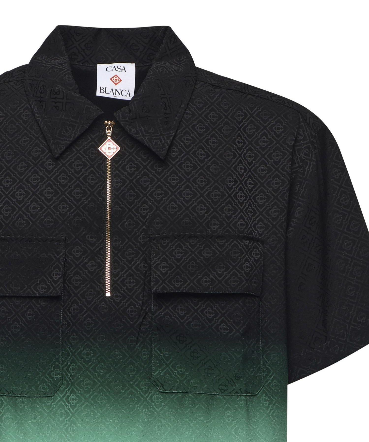Camicia con stampa monogramma all-over MPF25SH198 01 CASABLANCA 