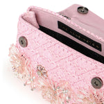 Borsa mini Kensington in rafia 5603498999 PINK KURT GEIGER 