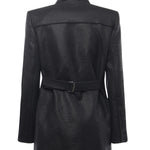 Blazer gessato con cinturino 106098 A305Z99 PINKO 