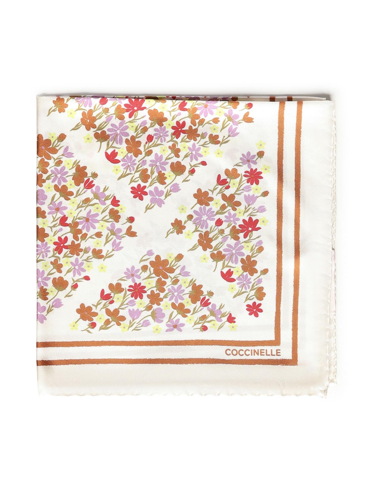 Foulard in seta con stampa E7UYE390101 M18 COCCINELLE 