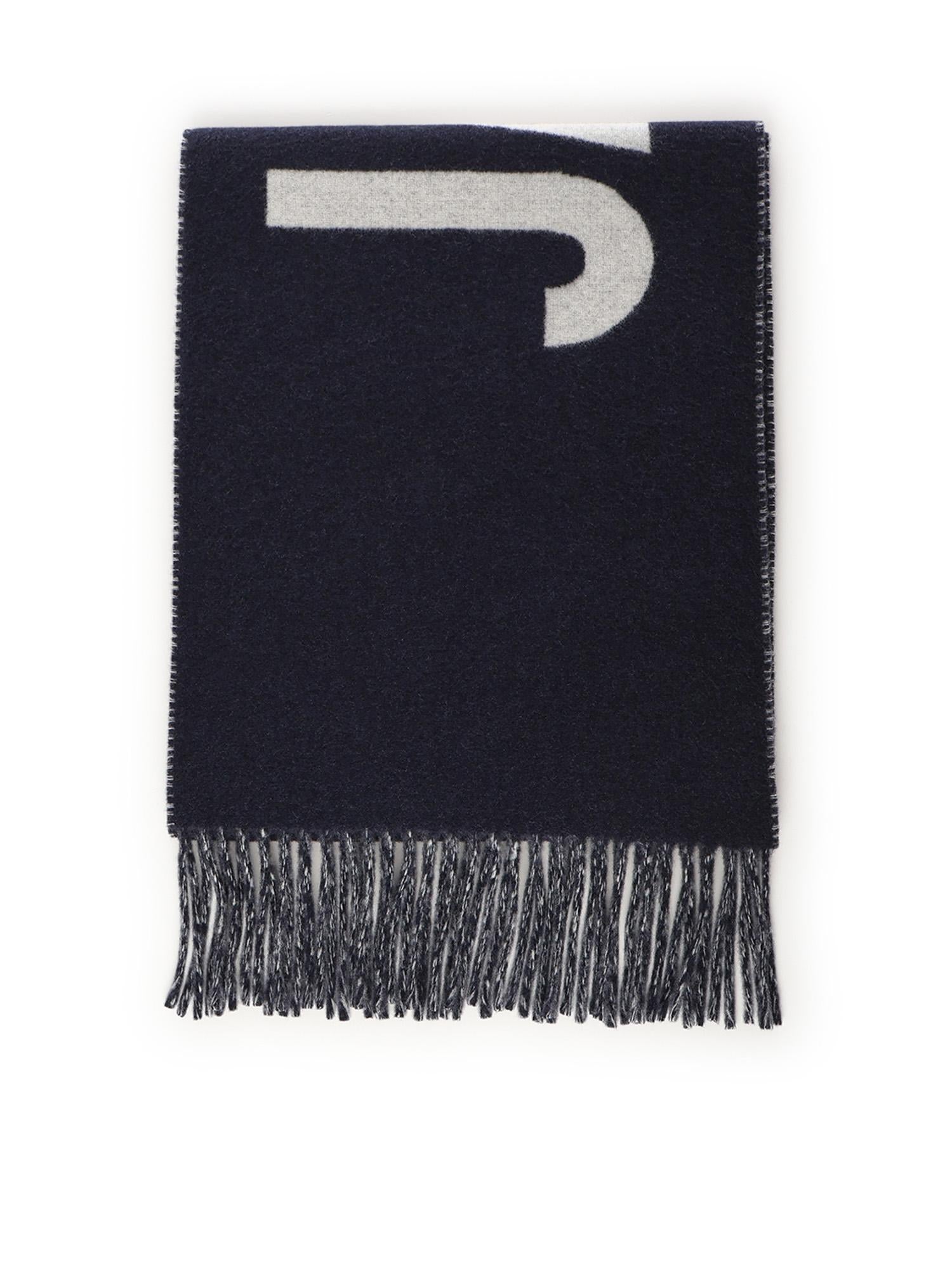 Sciarpa con frange e logo ACU00435AOT4001 380 JACQUEMUS 