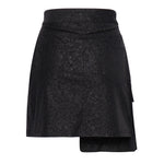 Minigonna Tonia cargo AUWTONIA BLACK ALBERTO AUDENINO 