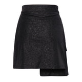 Minigonna Tonia cargo AUWTONIA BLACK ALBERTO AUDENINO 