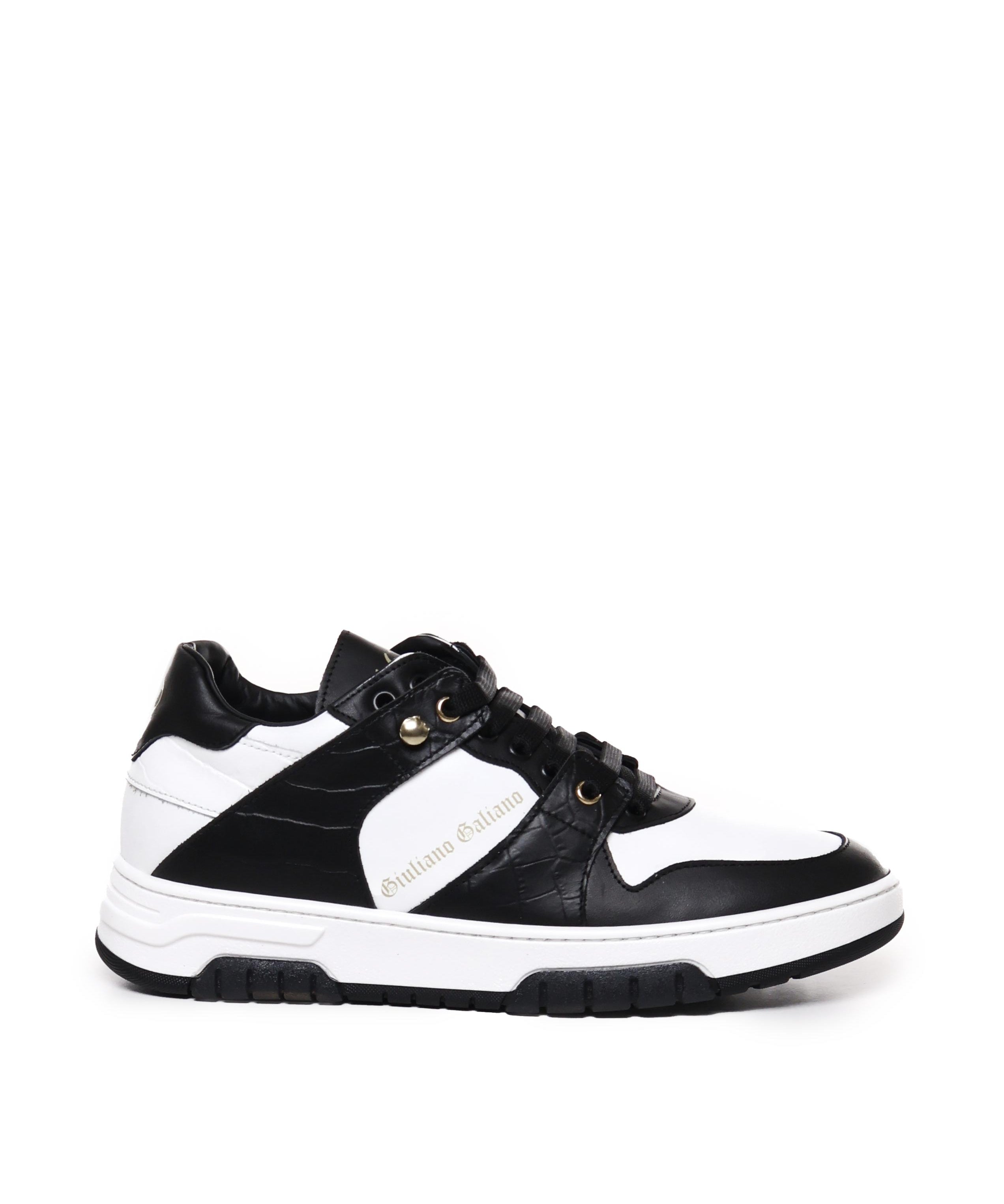Sneakers basse Legend in pelle LEGEND LOW/CROCKBLACK/WHITE GIULIANO GALIANO 