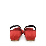 Ballerine in raso con logo 5F794D QU6F0011 MIU MIU 