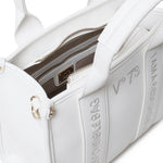 Borsa tote con ricamo 73BS7HD02 ECHO 73 BIANCO V° 73 