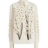 Camicia Argo con applicazioni floreali 2477343 682 KHAITE 