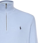 Maglia in piqué di cotone con zip 710932304  POLO RALPH LAUREN 