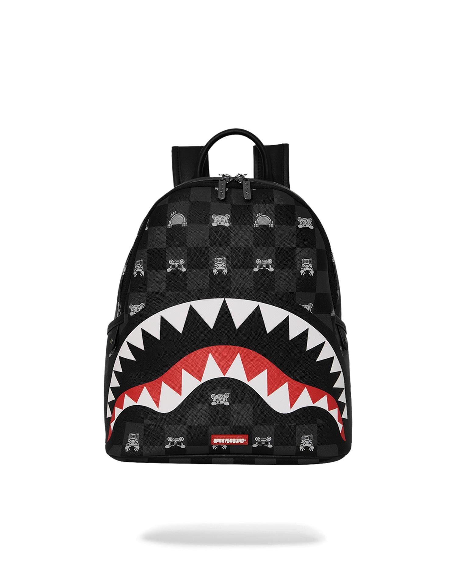 Zaino Gray Peeking Character Check Savage 910B8908NSZ  SPRAYGROUND 