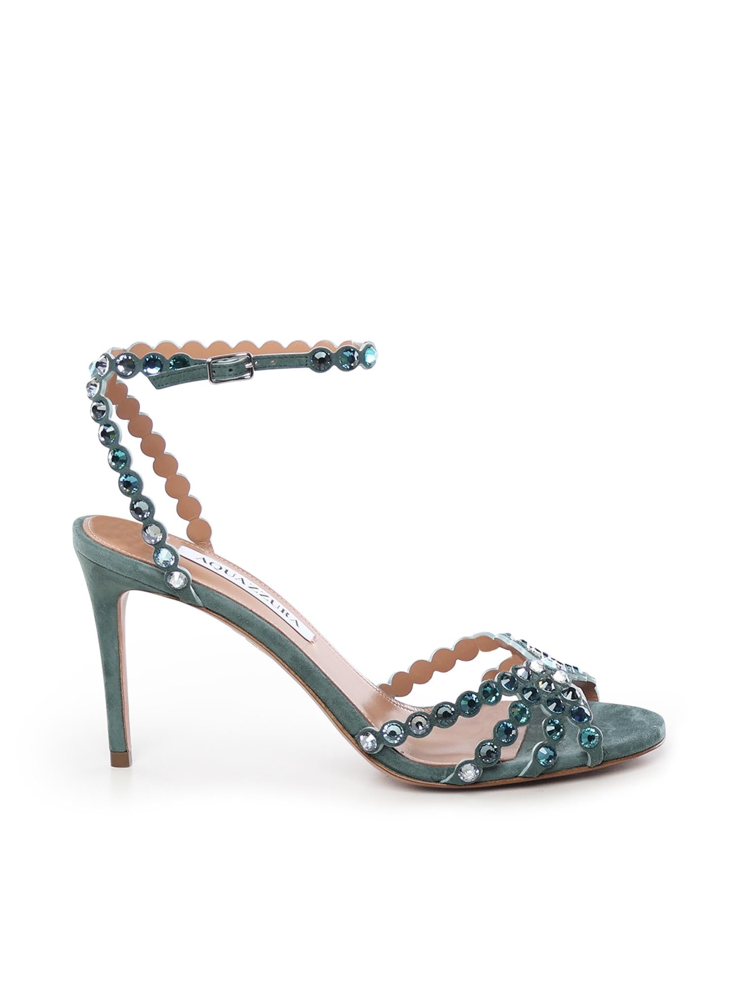 Sandali Tequila con cristalli TQLMIDS0 SUELGE AQUAZZURA 