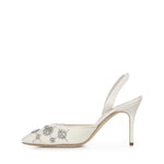 Décolleté Ralyne in crepe de chine 4252060 1205 MANOLO BLAHNIK 