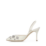 Décolleté Ralyne in crepe de chine 4252060 1205 MANOLO BLAHNIK 