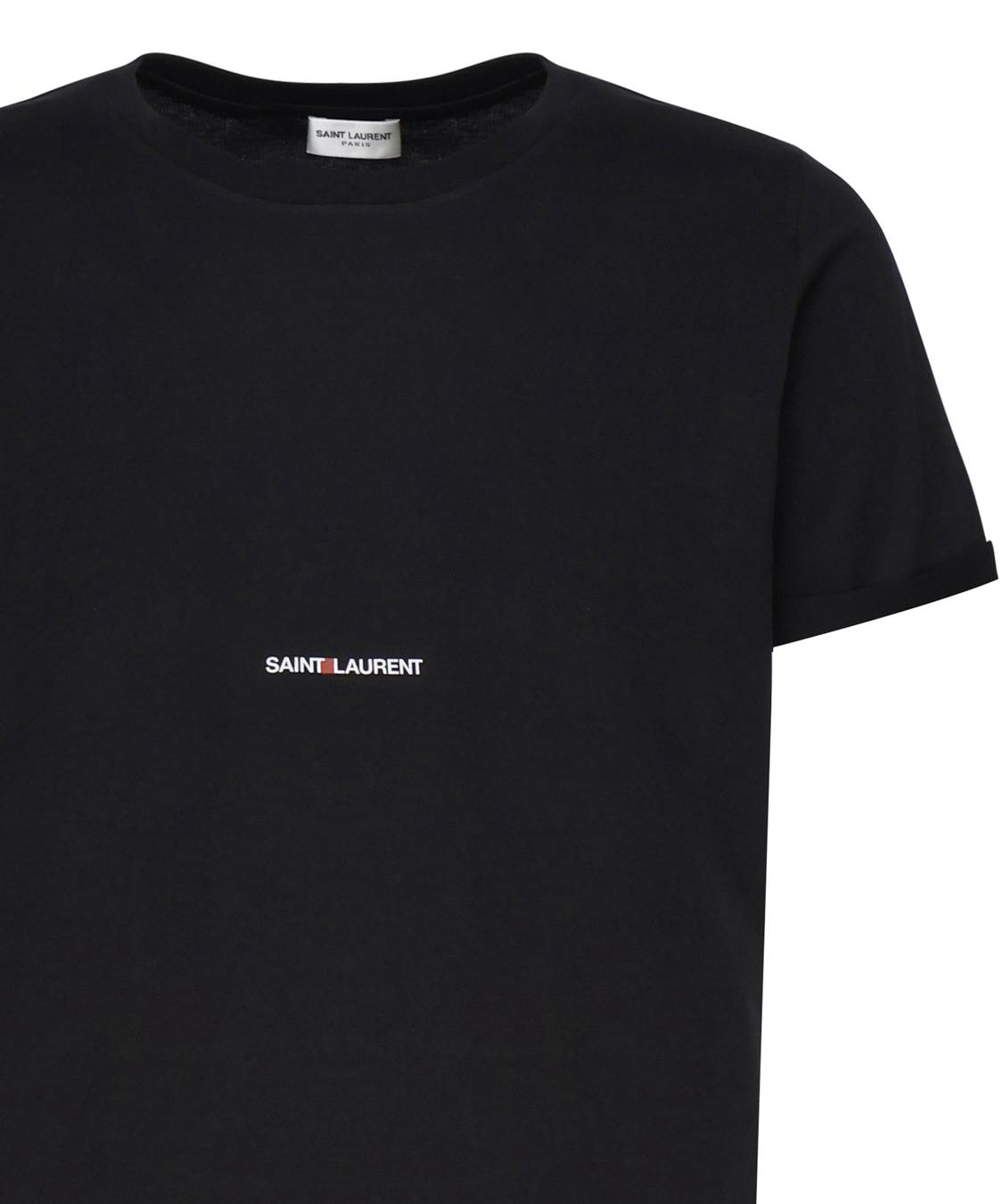 T-shirt logo in cotone 464572 YB2DQ1000 SAINT LAURENT 
