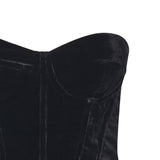 Top bustier in velluto 115256 100 ROTATE 