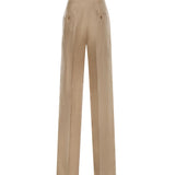 Pantalone in natté di lino 2611131243600 003 MAX MARA 