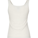 Top a canotta in maglia metallizzata con bottoni 104649 A2CQI17 PINKO 