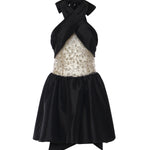 Mini abito Shimmering Petals CD4054 BLACK FOR LOVE & LEMONS 