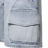 Bermuda cargo in denim H616Y1GX13 8438 LOEWE 