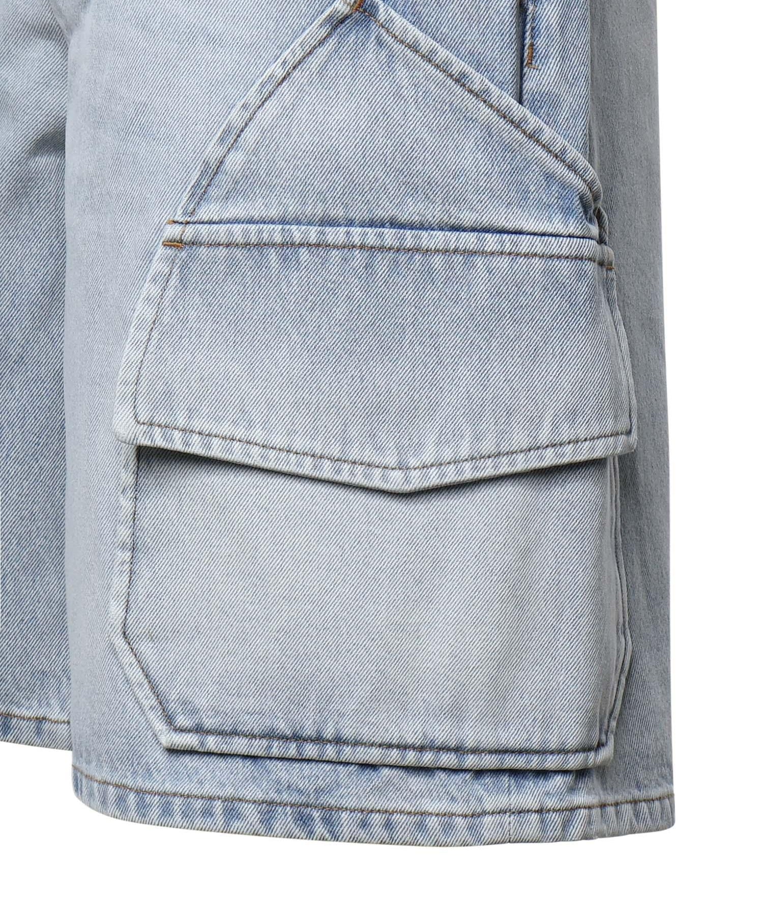 Bermuda cargo in denim H616Y1GX13 8438 LOEWE 