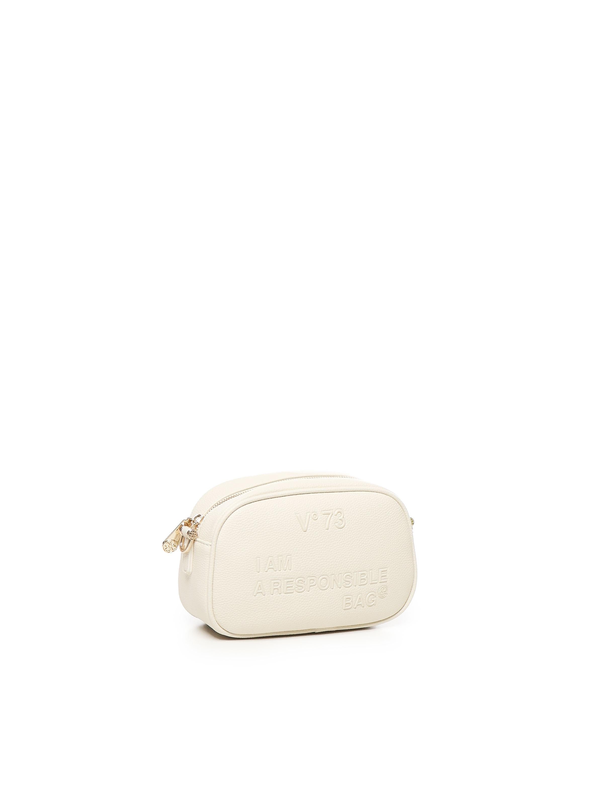 Borsa a tracolla Resposability Now<BR/> 73BS8F304 RESPONSIBILITY NOWOFF WHITE V° 73 