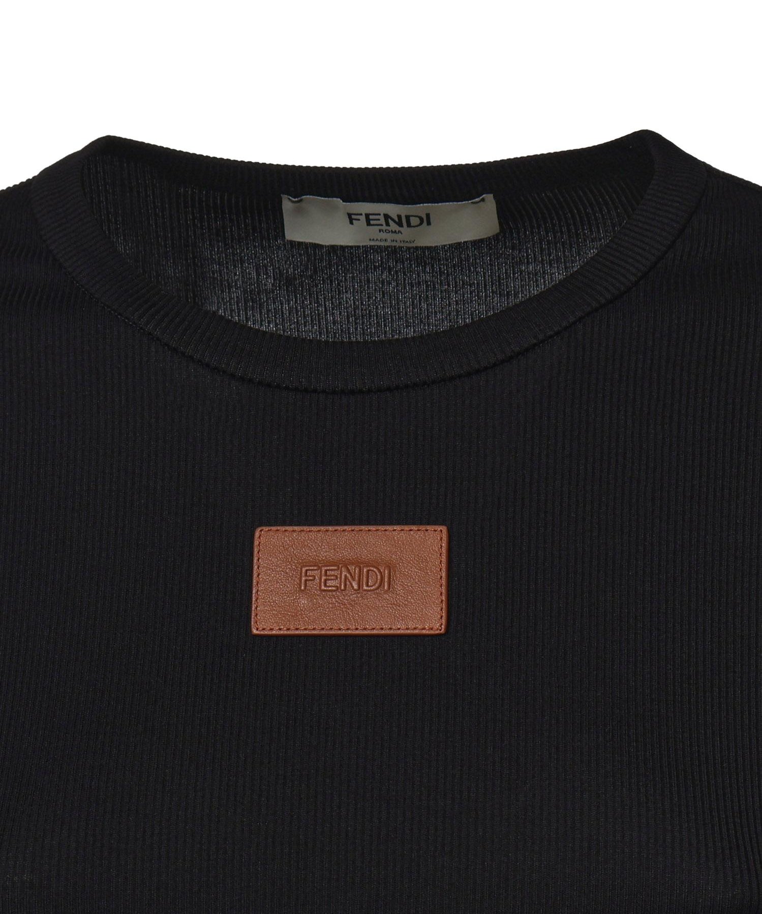 Top in cotone con logo FS8110 AW87F0GME FENDI 