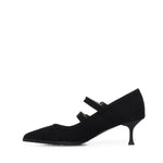 Pumps Geluci in camoscio GELUCI CAM. NERO GIULIANO GALIANO 