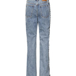 Jeans a gamba dritta con lacci 114595 3054 ROTATE 