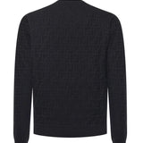 Pullover in cotone FF Jacquard FZX091 AUW0F0QA1 FENDI 