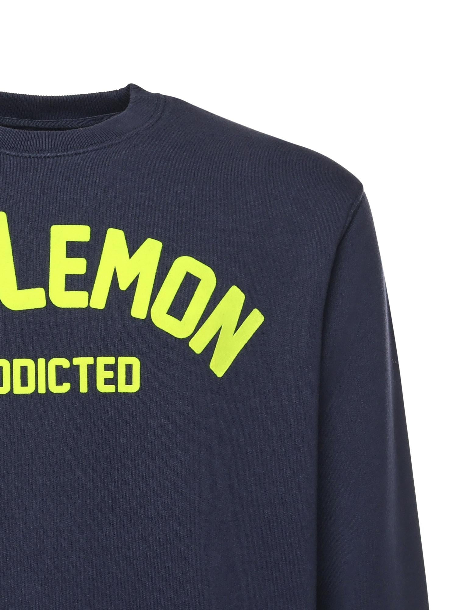 Felpa in cotone con stampa SOH0008 02611I MC2 SAINT BARTH 