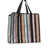 Borsa Aura in cotone zig zag 1F3OG00005 100 MISSONI HOME 